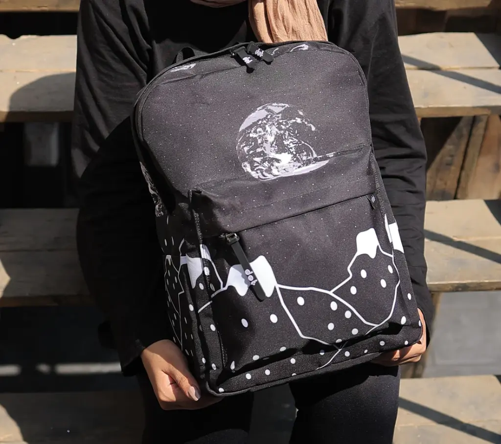 bag mountain printed