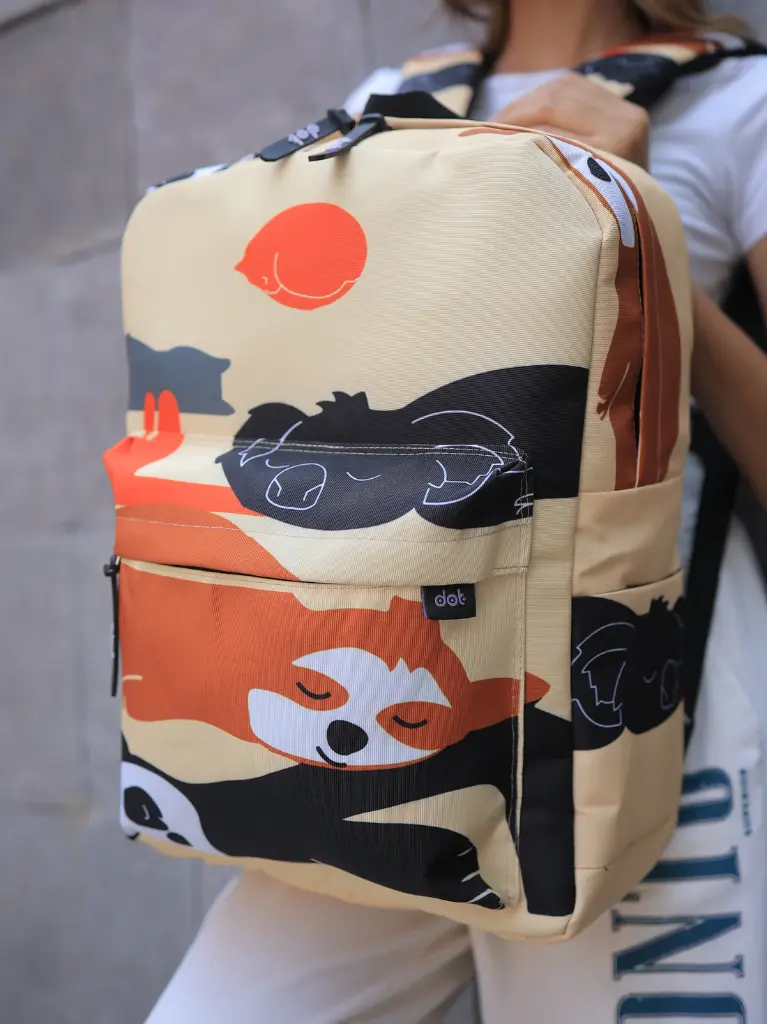 bag panda printed