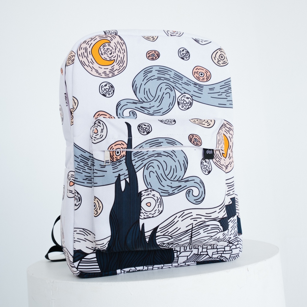 bag starry night white