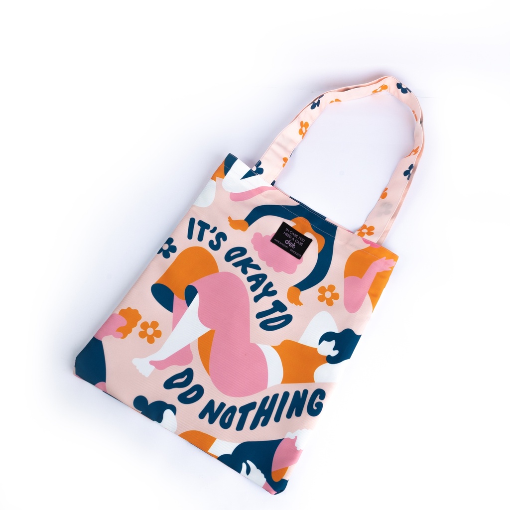 do nothing tote bag