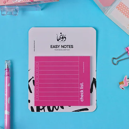 Easy notes white - check list