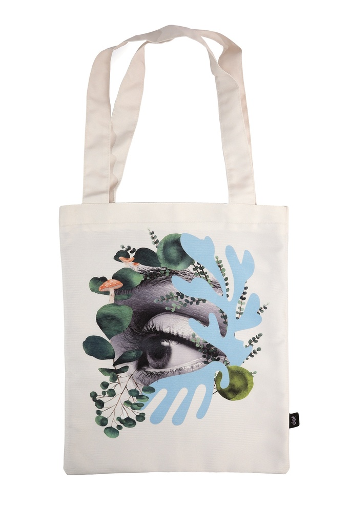 natural eye tote bag