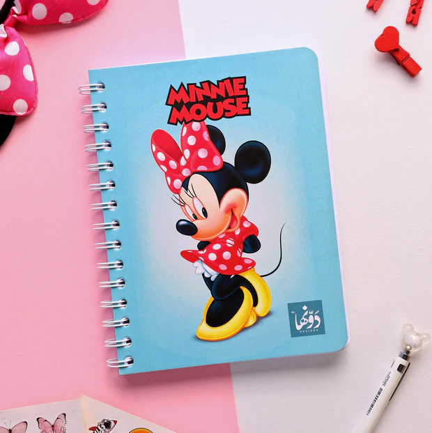 Notebook wired minnie mouse