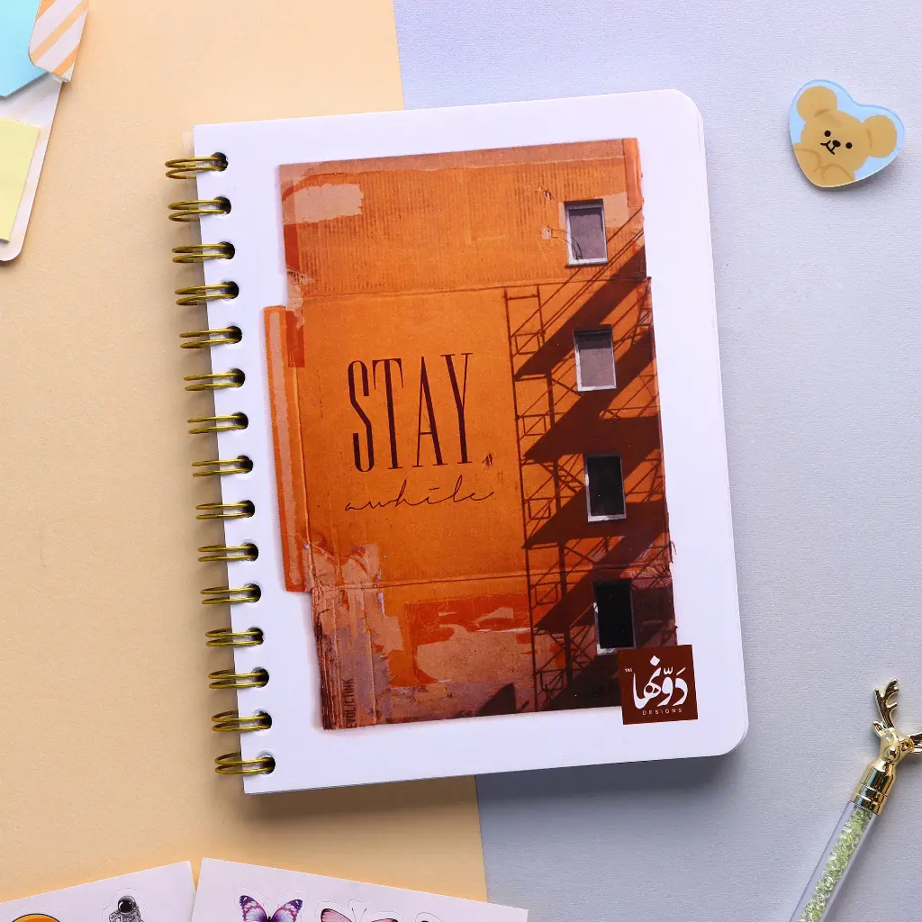 Notebook wired stay