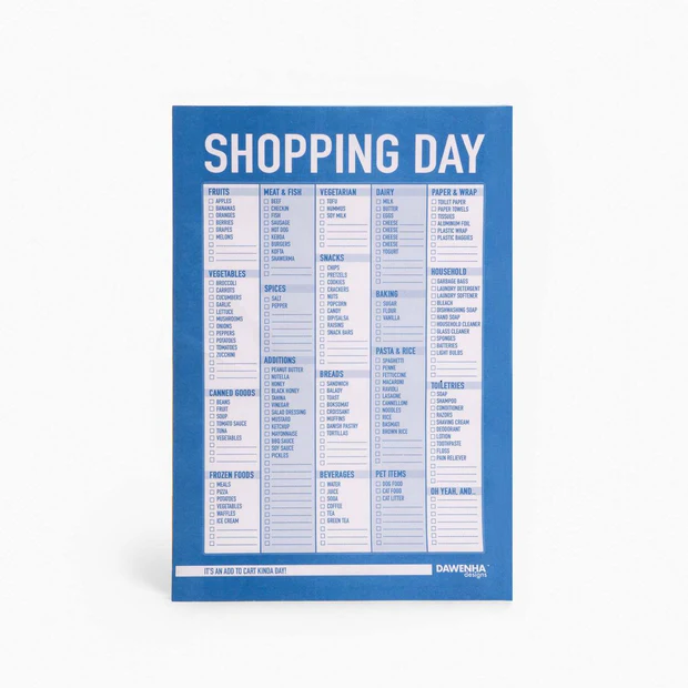 to-do english - shopping day