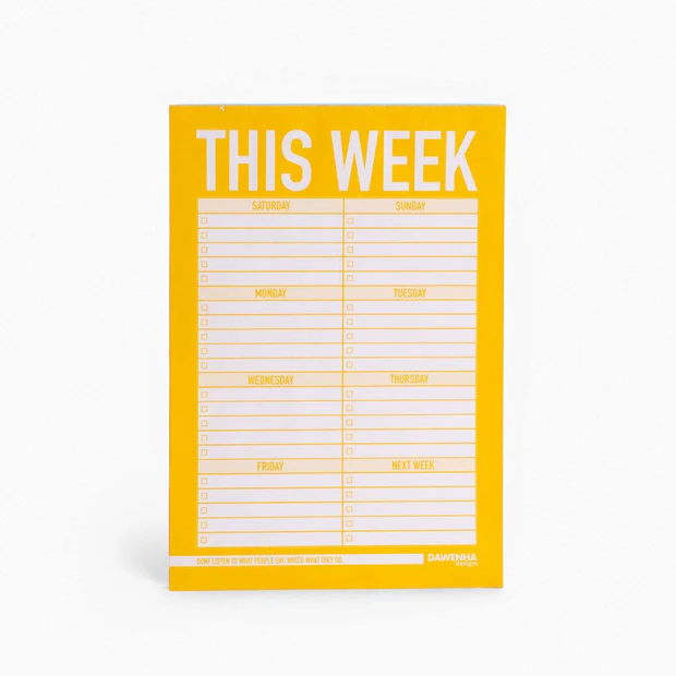 to-do english - this week