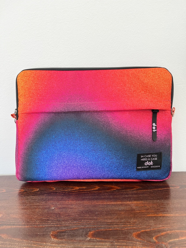 Gradient glow in Sunset hues 15.6 inch Laptop Sleeve