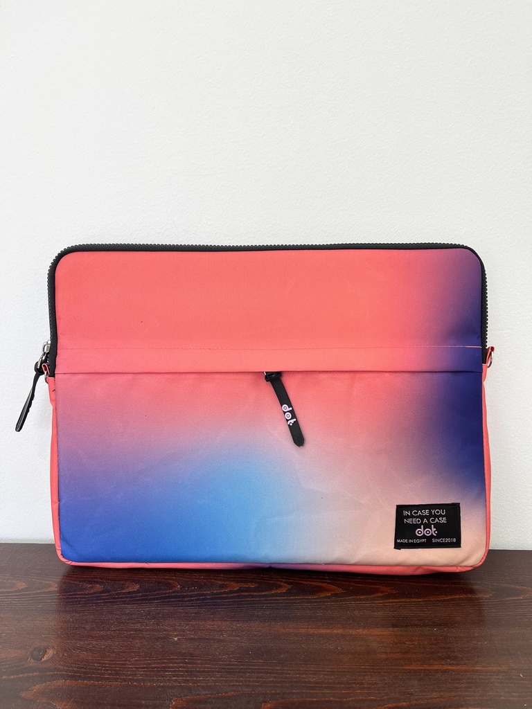 Gradient glow in Pastel harmony 13 inch Laptop Sleeve