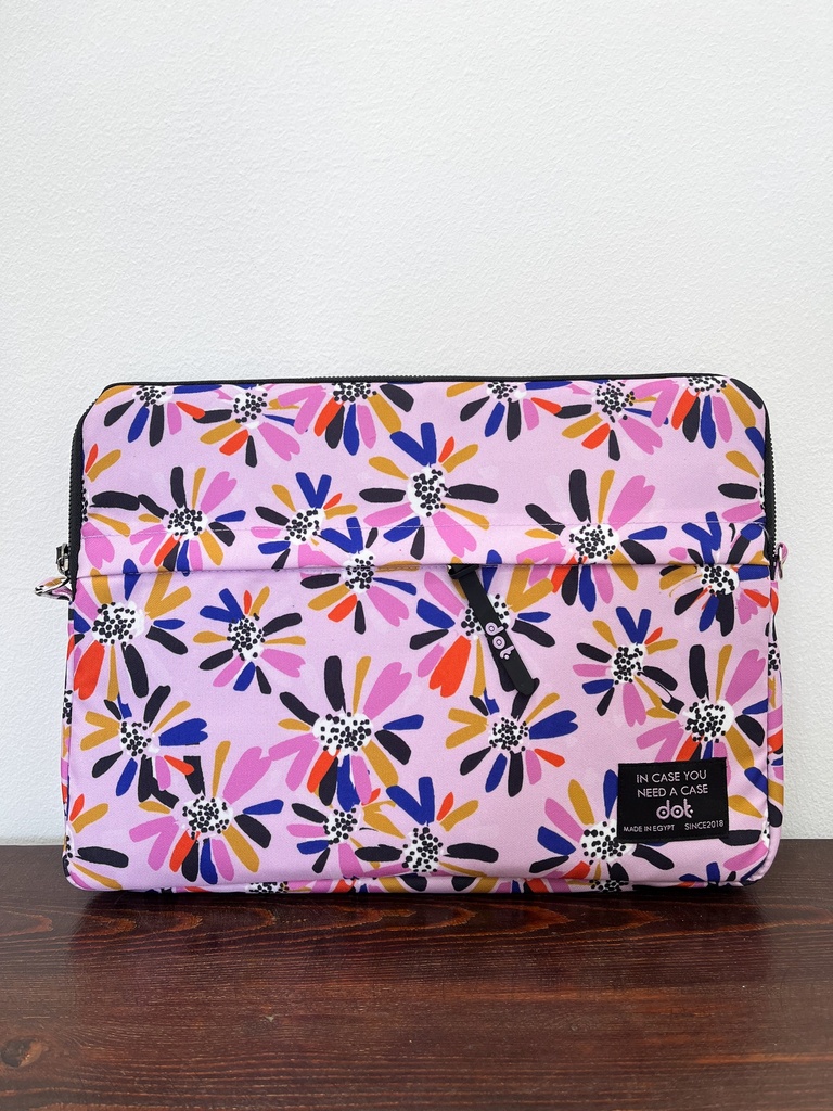 Wildflower in pink 13 inch Laptop Sleeve