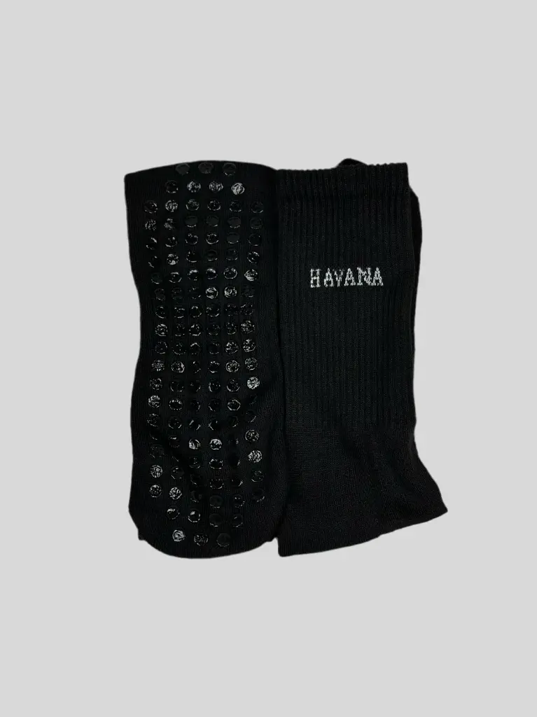 Silicone Black Socks