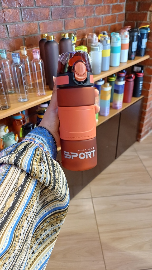 sport bottle with rubber belt 500ml