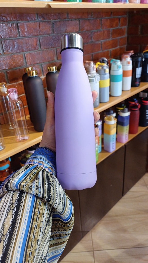 steel colored bottle