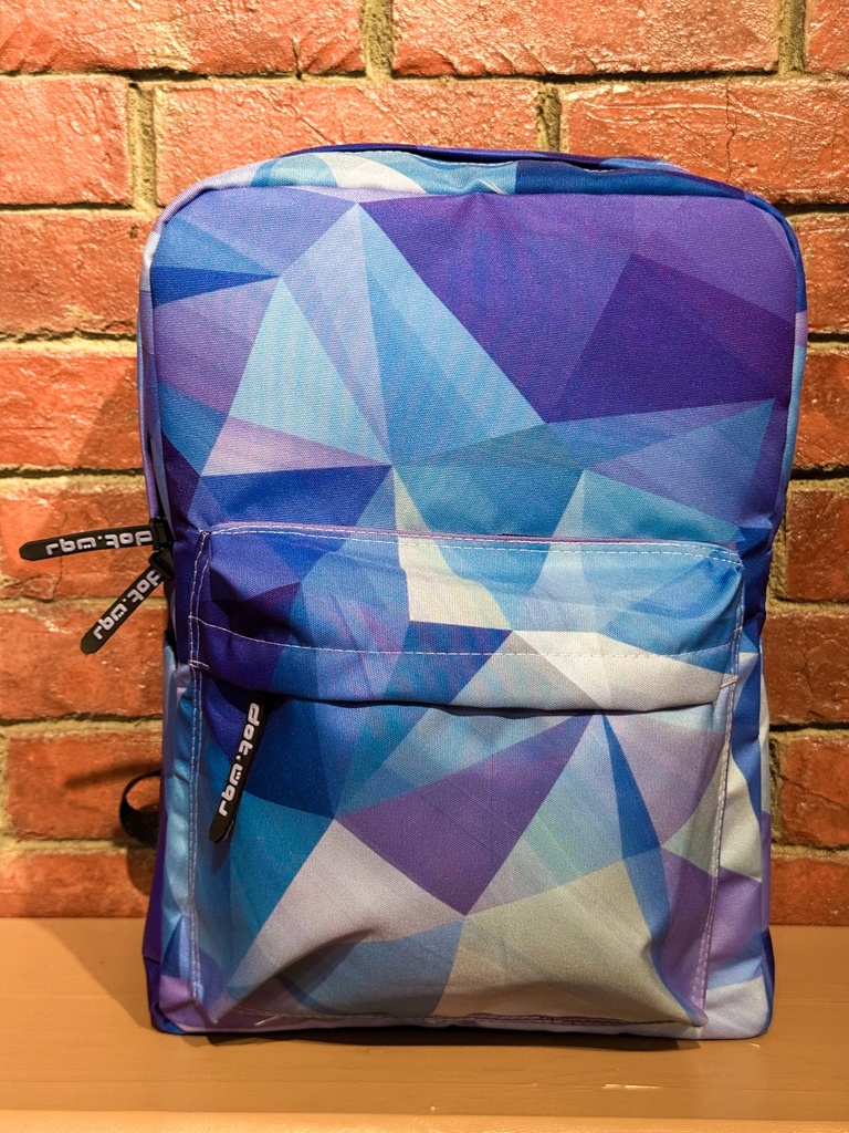blue crystal pattern