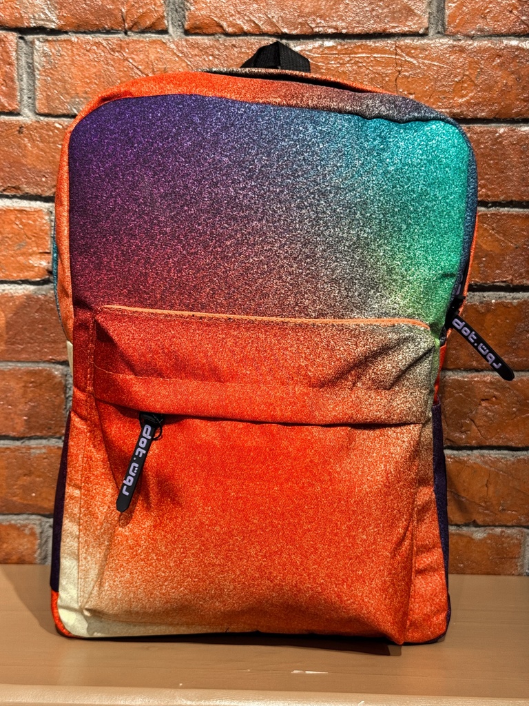 Gradient glow in colors pattern