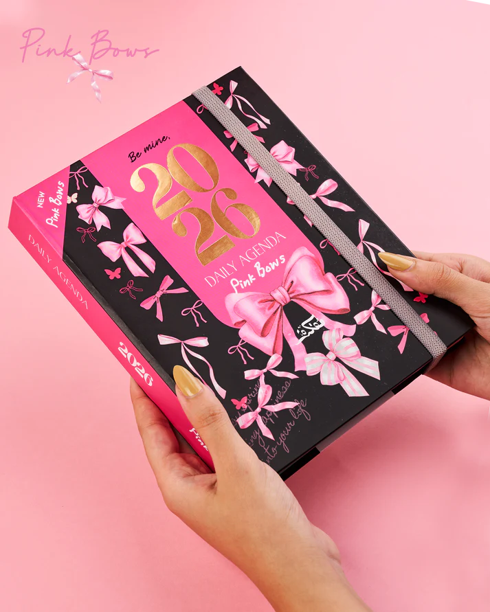 Pink Bows Wire Agenda 2026 