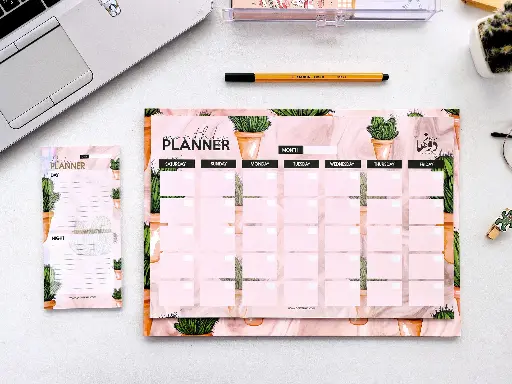 [2752] Desk Calendar - cactus