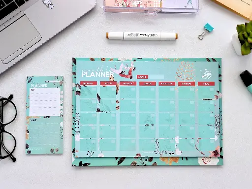 [2823] desk calendar - sky birds