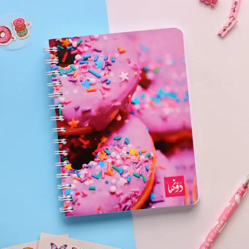 [3337] Notebook wired donuts