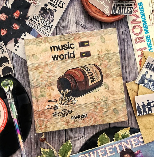 [2208] vintage Turn Music ON 