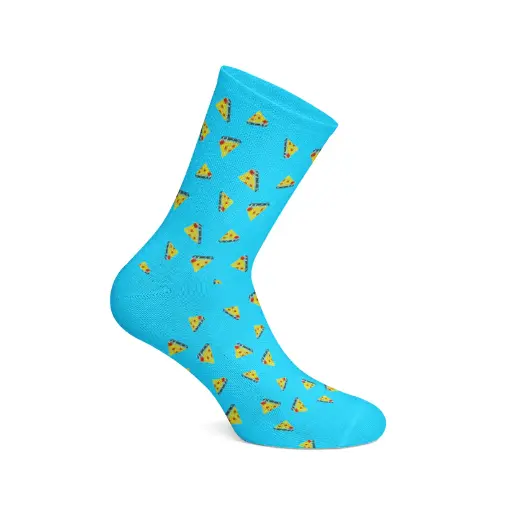 [4398] Pizza baby blue