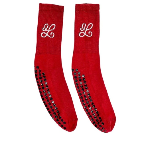 [4478] Silicone Red Socks