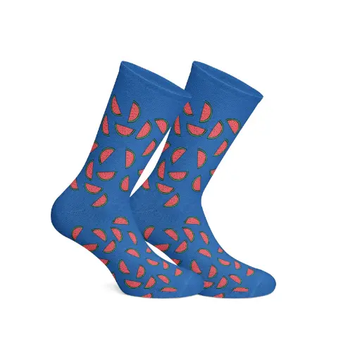 [4486] Watermelon Blue socks