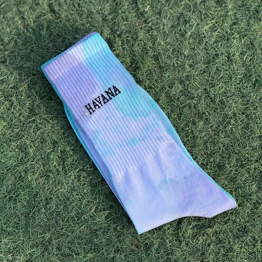 [4488] purple mint Tie Dye Socks