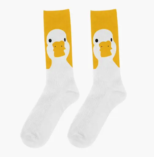 [4497] Big Duck White Socks