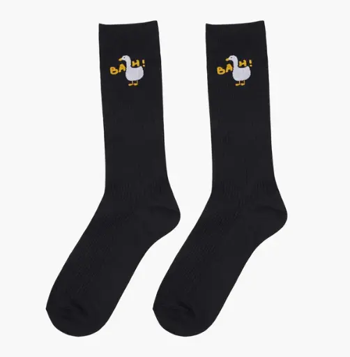 [4498] Black Duck Socks