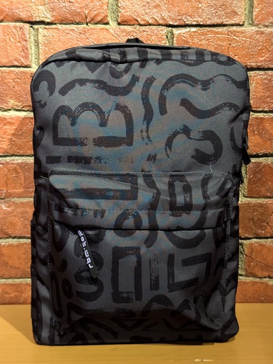 [4869] Abstract doodles in black pattern