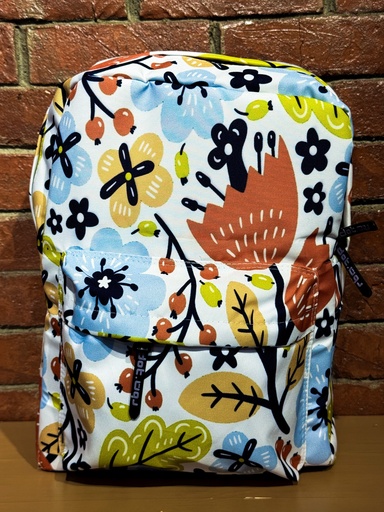 [4874] floral white pattern