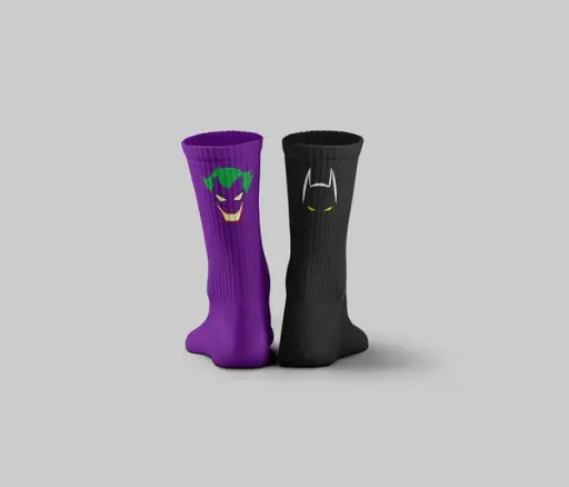 [4951] Batman & joker Socks