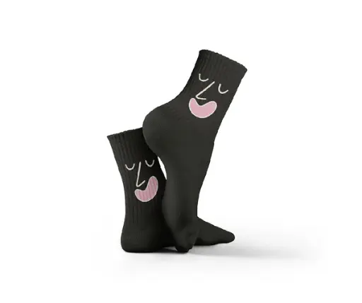 [4956] Dreamy Face Socks
